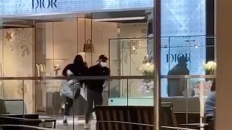 dior store short hills robbed|Dior mall masks.